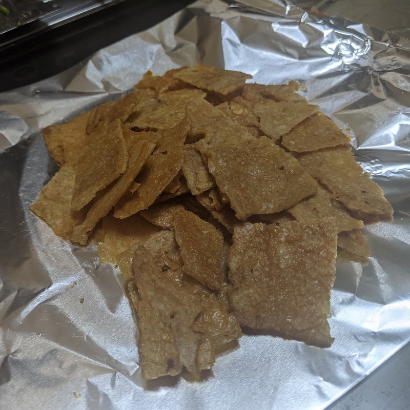 鳥皮せんべい(京祇園ねぎ焼 粉 （Kona）)