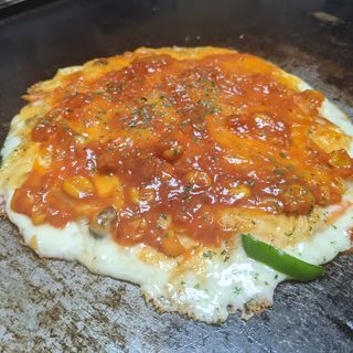 粉風ピザ(京祇園ねぎ焼 粉 （Kona）)