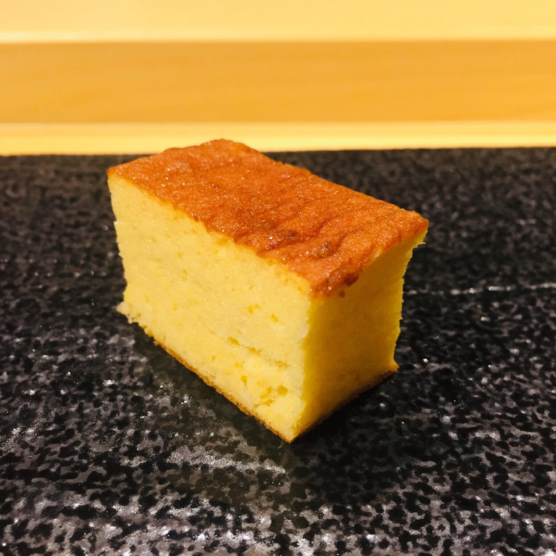 カステラ風卵焼き(鮨一)