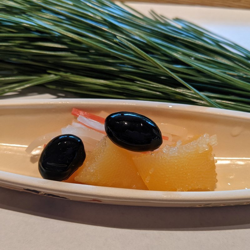 数の子、なます、黒豆(御料理ふじ居)