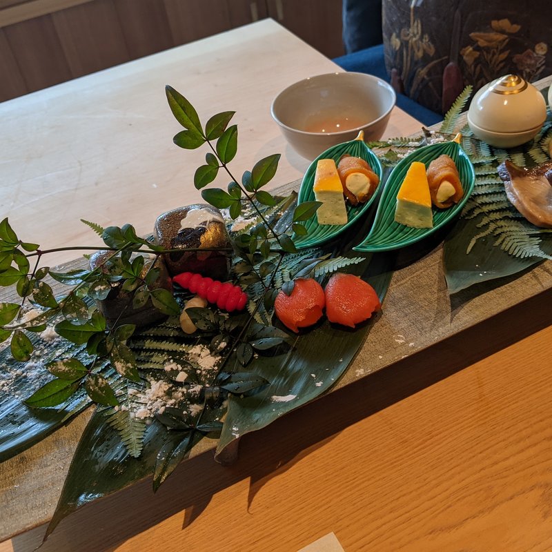 焼き物八寸(御料理ふじ居)