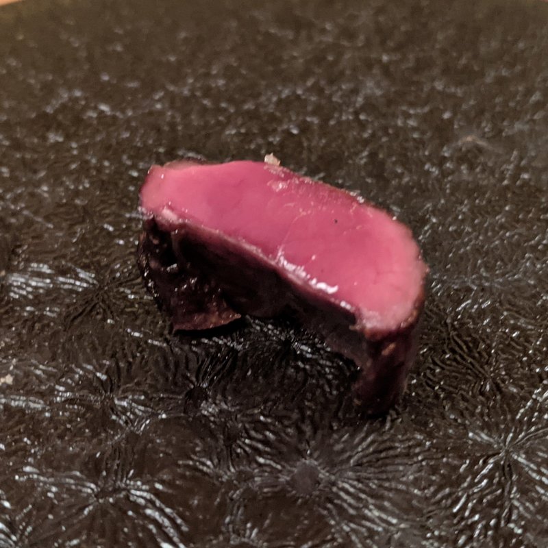 ミンク鯨心臓の熾火焼き(GEJO)