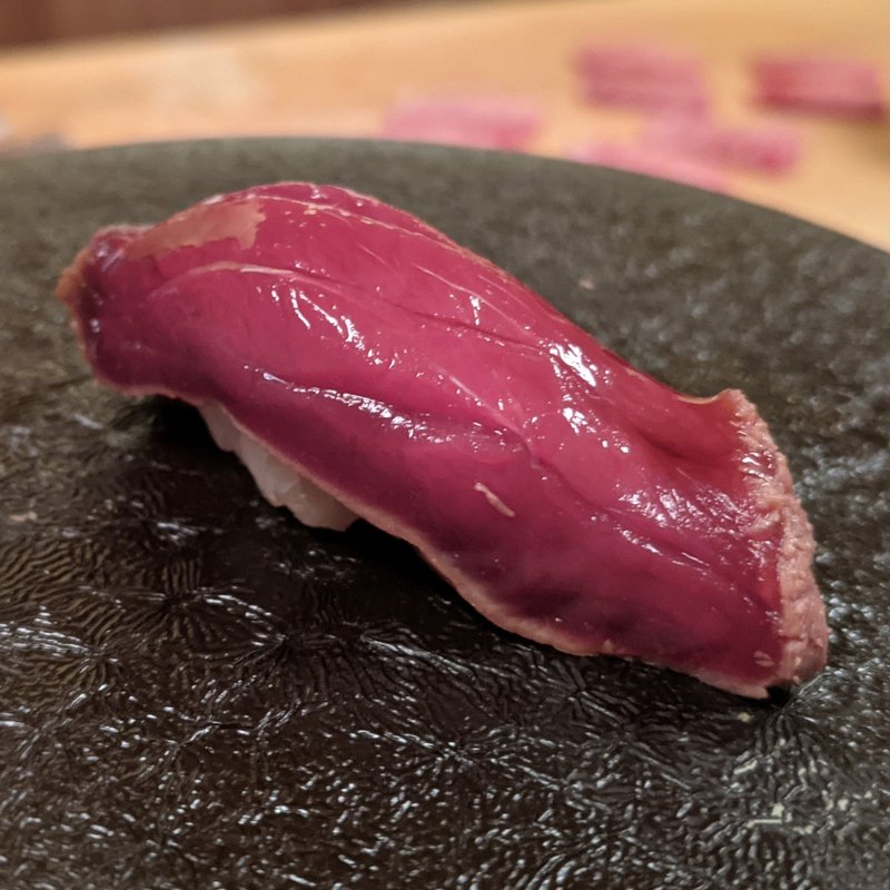 ミンク鯨の熾火炙り(GEJO)