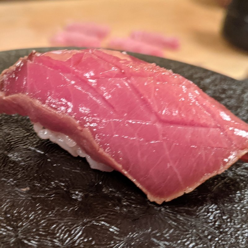 氷見産本マグロの熾火焼き(GEJO)