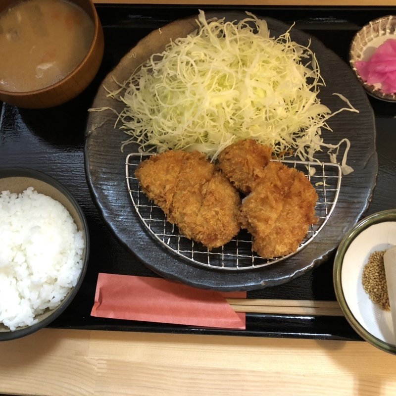 ヒレカツ定食(とんかついしざき)