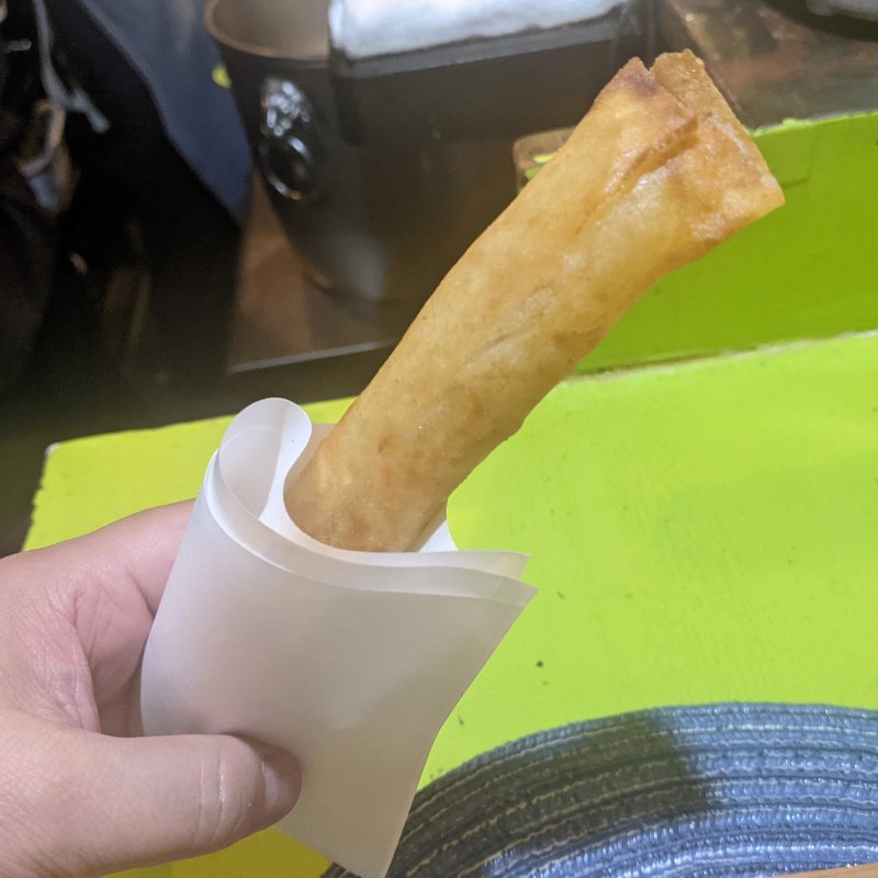 カニとフカヒレの春巻き(立呑み とだか)