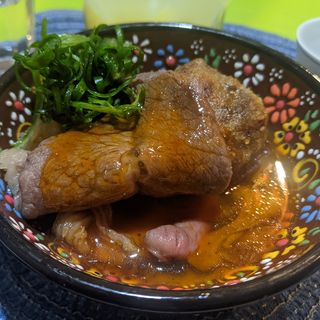 ゴボウ豆腐と和牛のすき焼き(立呑み とだか)