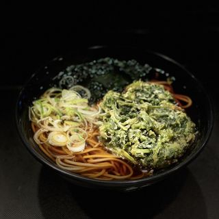 春菊天そば(名代　富士そば　石神井公園店)