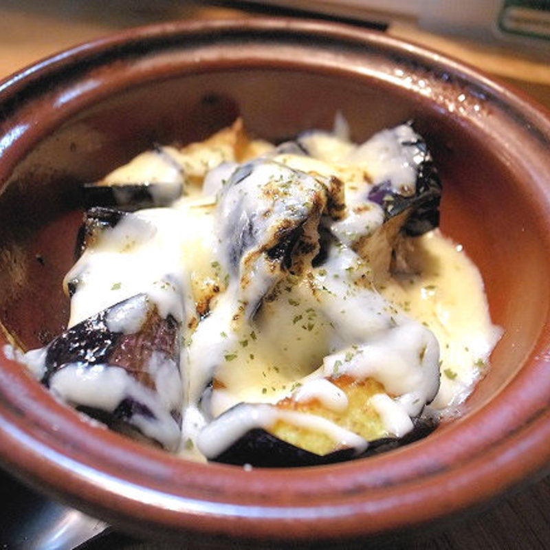 ナスのみそチーズ焼(やきとんひなた 上板橋店)