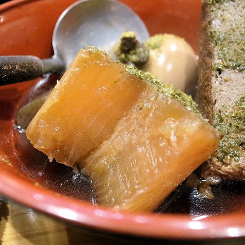 静岡 黒おでん盛り(瓦焼き ひとたらし)