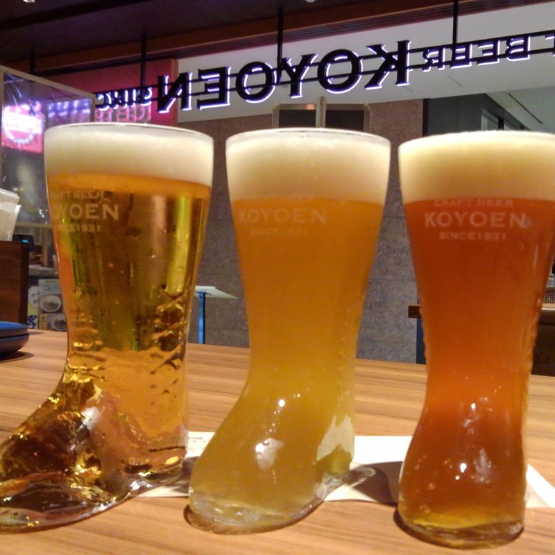 ビール飲み比べ(CRAFT BEER KOYOEN )