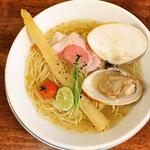限定　ハマグリの塩らーめん(海老丸らーめん)