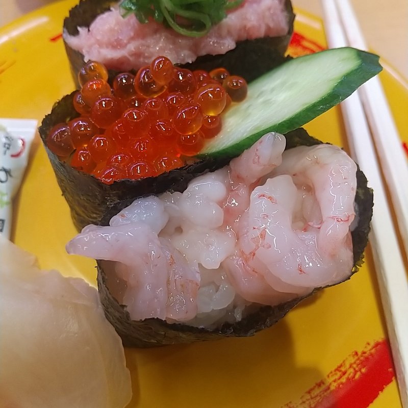 春の3貫盛り(はま寿司 練馬関町店 )