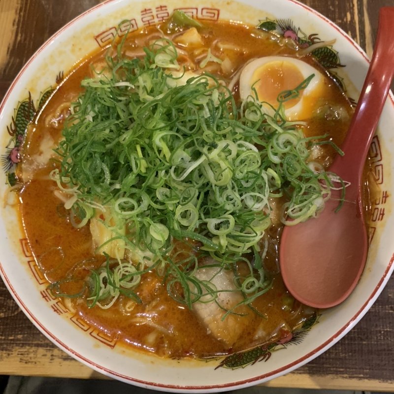 スタミナ辛味噌ラーメン(白馬童子 豊中店)