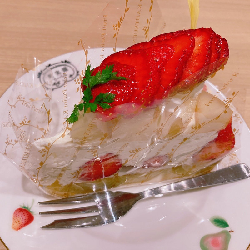 あまおうとラフランスタルト(果実園 リーベル 新宿店)