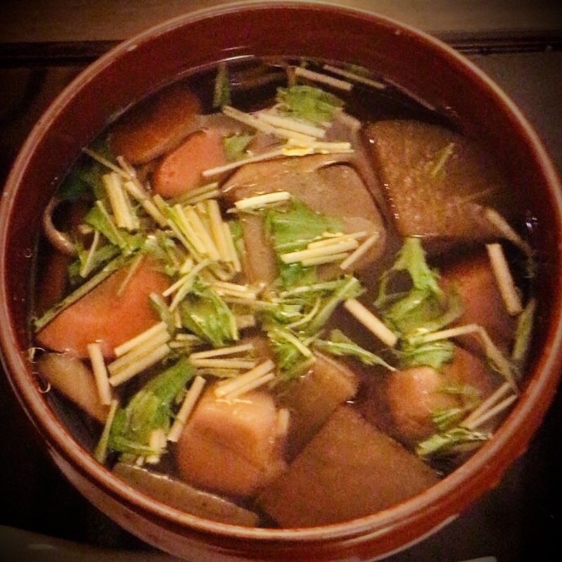 根菜のけんちんそば(手打蕎麦 金升)