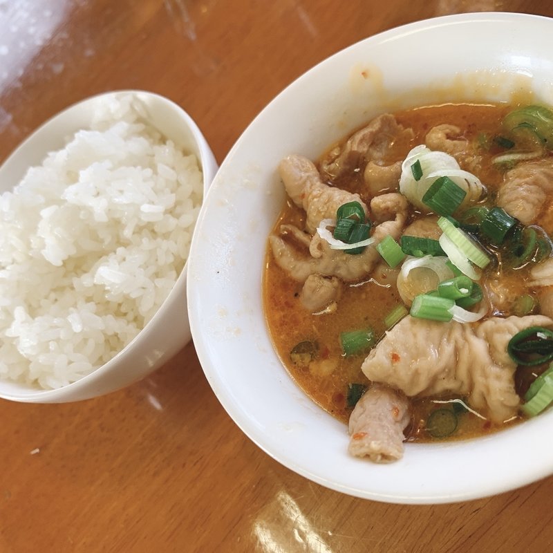 もつ煮・半ライスセット(阿波家 )