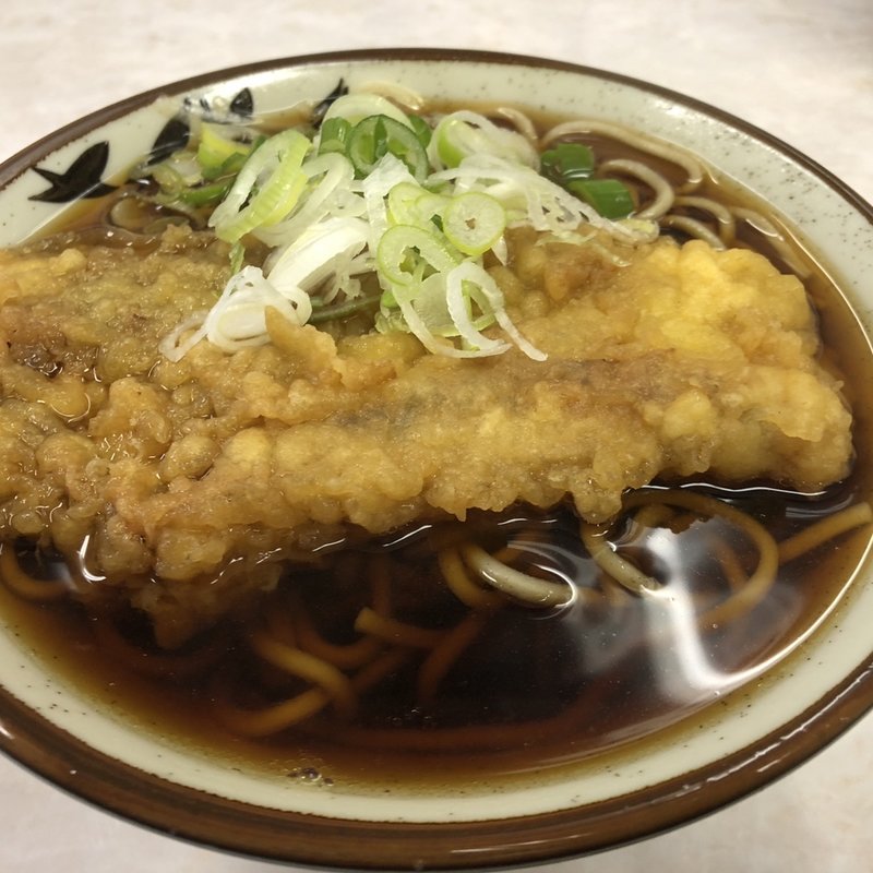 ゲソ天そば(立喰そば吾妻屋)