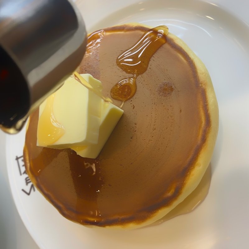 ホットケーキと飲み物(スマート珈琲店 太秦店 （スマートコーヒーテン）)