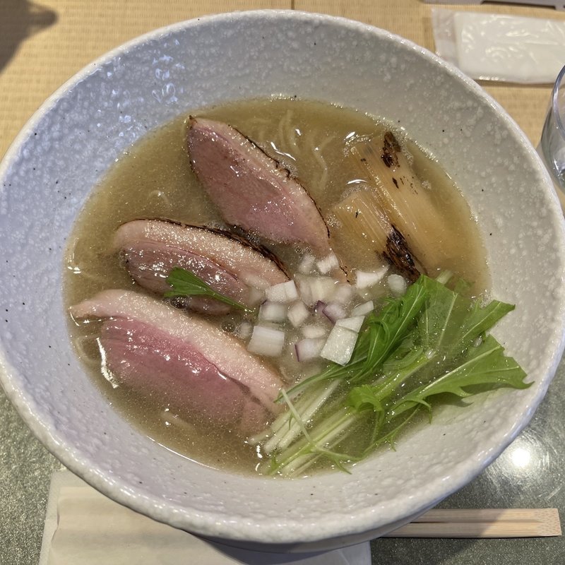 白　京鴨らーめん(麺の鴨匠)