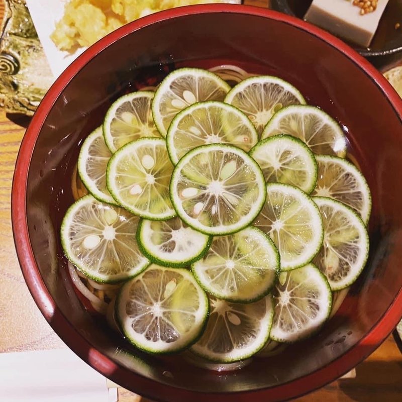 すだち蕎麦(土山人　南森町)
