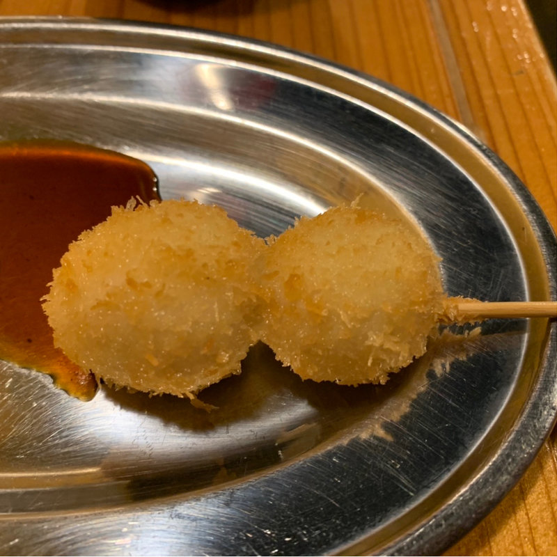 串揚げ　うずら(串マツ )