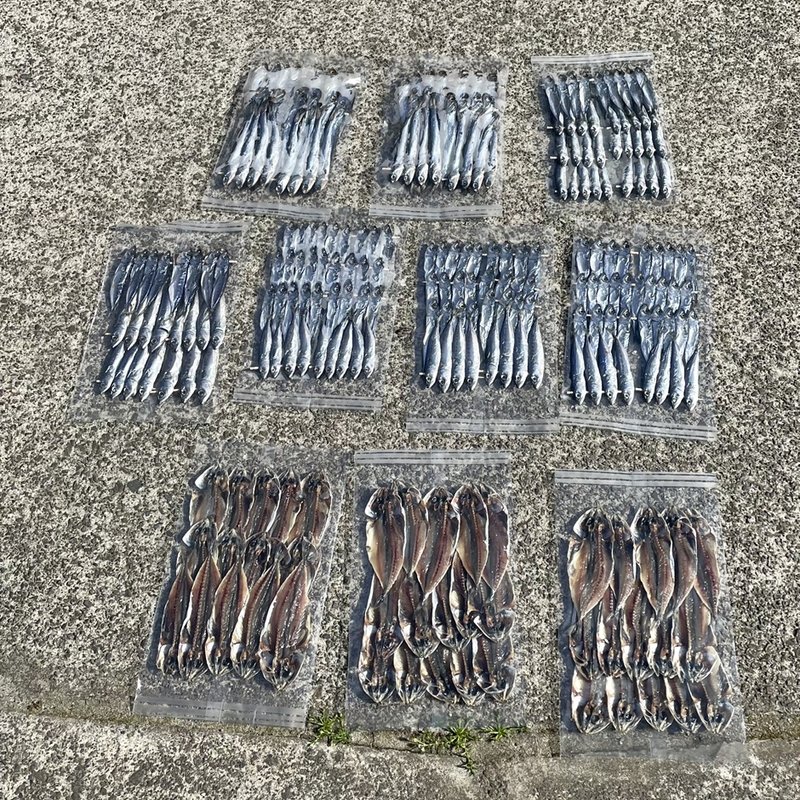 コサバ、カタクチイワシの干物(カネキ水産)