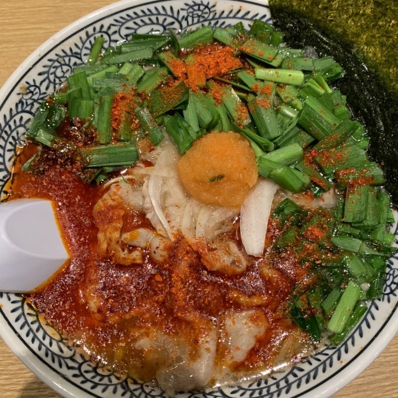 辛肉そば(丸源ラーメン 尼崎アマドゥ店)