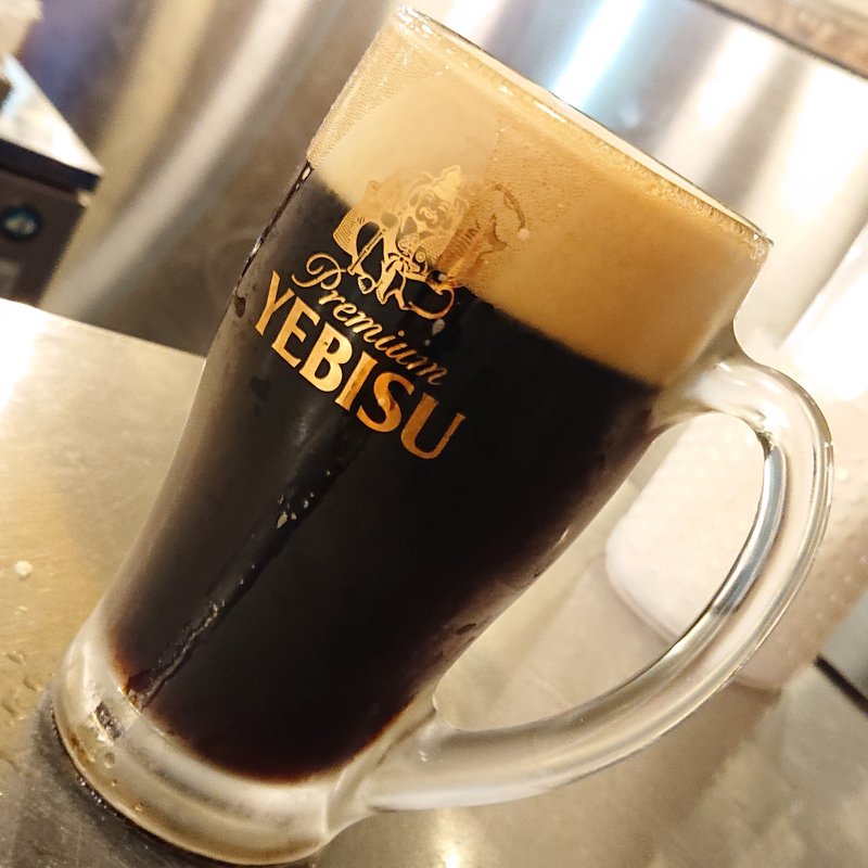 ヱビスブラック(大衆酒場BEETLE 本店)