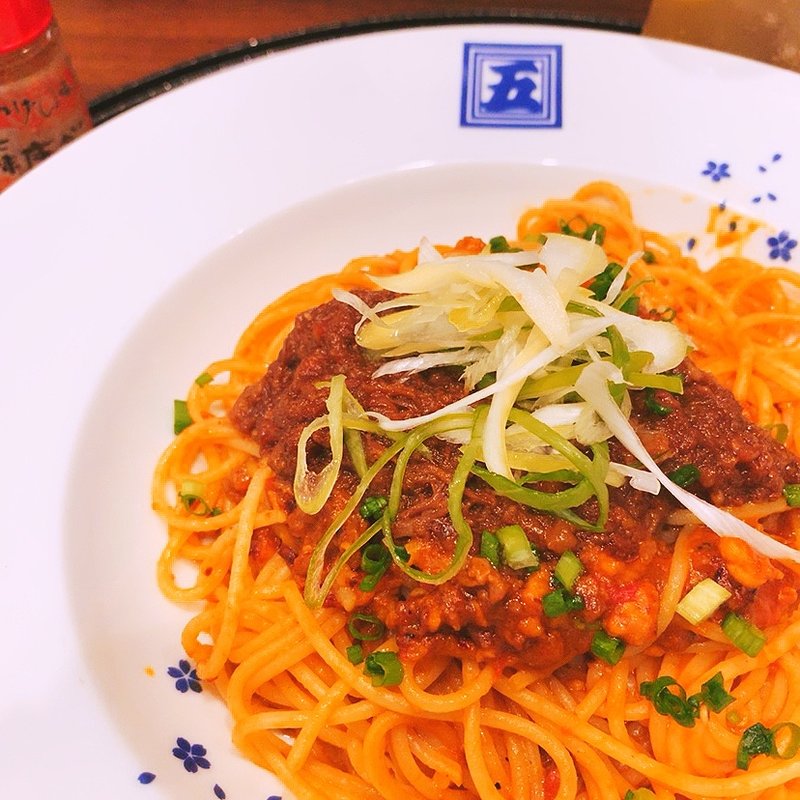 牛すじのミートソース(洋麺屋五右衛門 錦糸町テルミナ店)