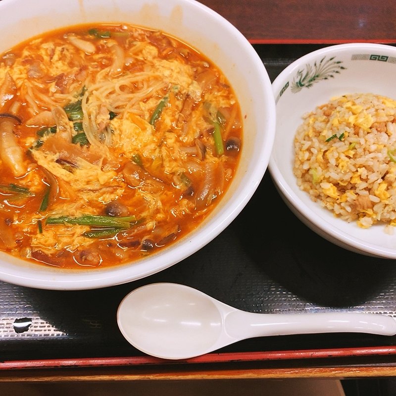 きのこ酸辣湯(日高屋 錦糸町南口店)