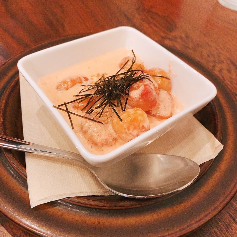 明太子のニョッキ(uni cafe)