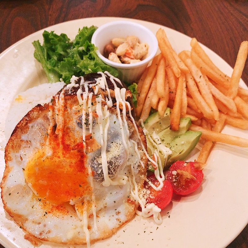 ロコモコプレート(uni cafe)