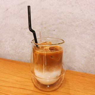 アイスカフェラテ(CAFE MUSASHIYA)
