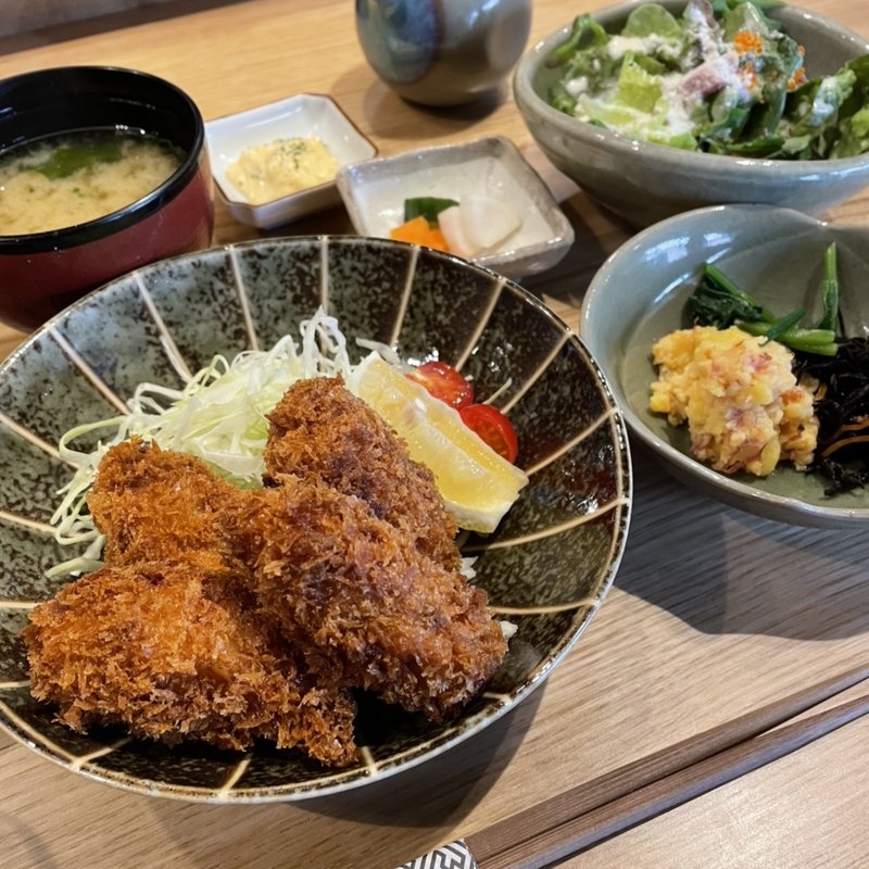 カキフライ定食(三軒茶屋 穂のか)