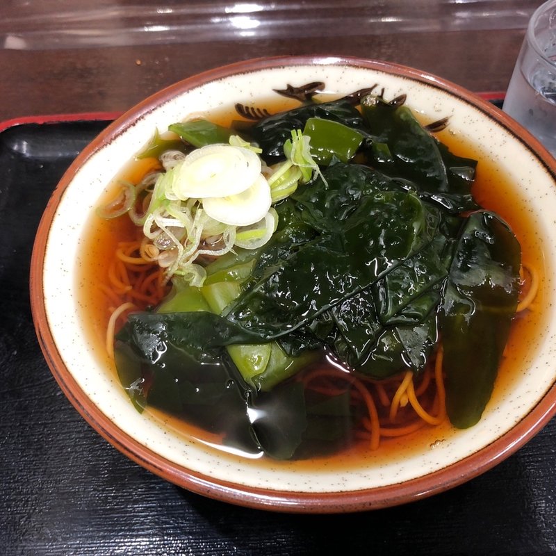 生わかめそば(そばよし 京橋店)