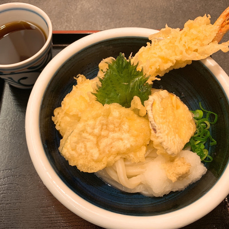 えび天ぶっかけ(本格手打うどん おか泉)