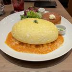 スフレオムライスプレート(サロン　卵と私)