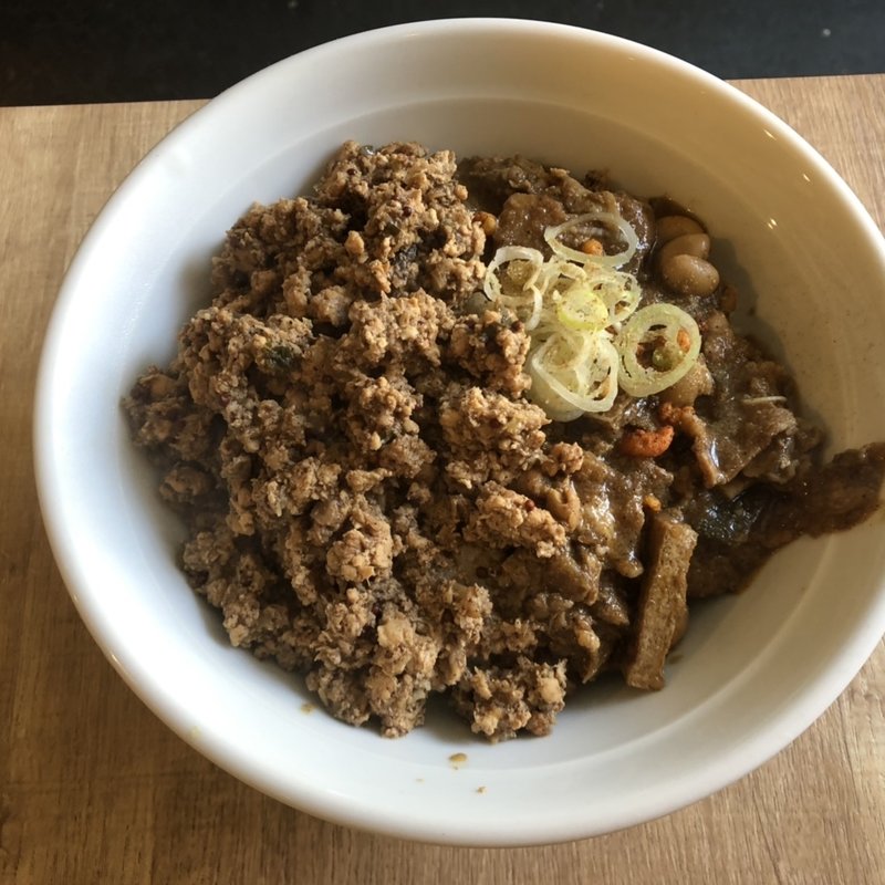 あいがけ(激辛チキンキーマと麻辣キーマ)(和レー屋 丁子 )