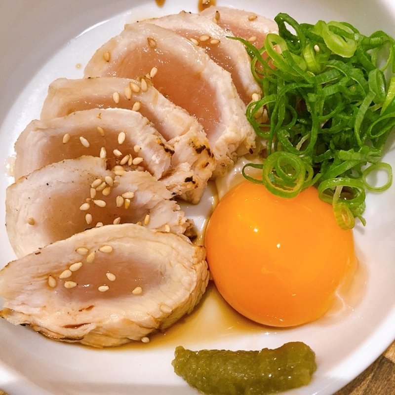 鶏たたき(壽ゑ廣餃子)