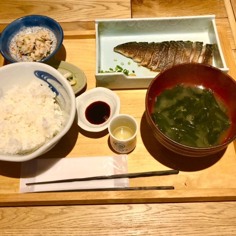 炙りさば定食(いまがわ食堂)