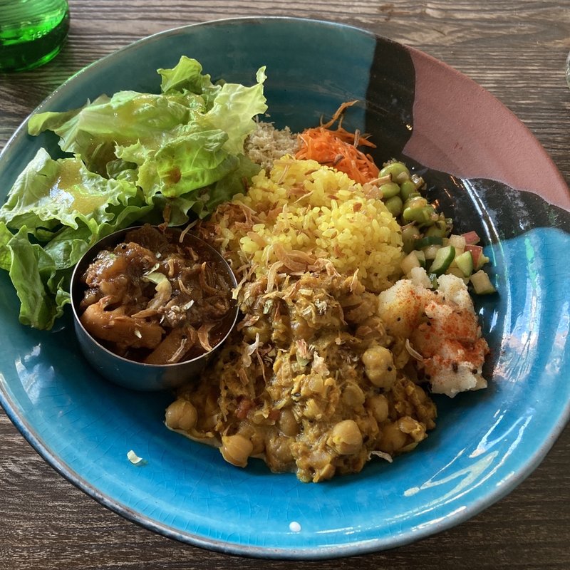 ホタテとひよこ豆のカレー/桜肉カレー(グッドラックカリー )