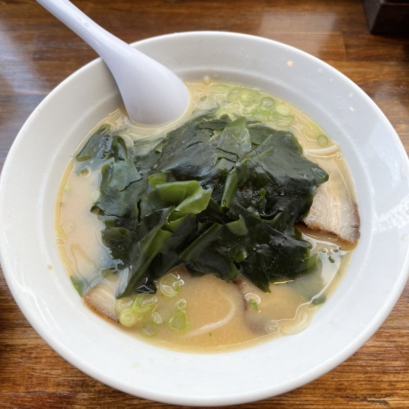 みそワカメラーメン定食(肥後橋ラーめん亭 （ひごばしらーめんてい）)