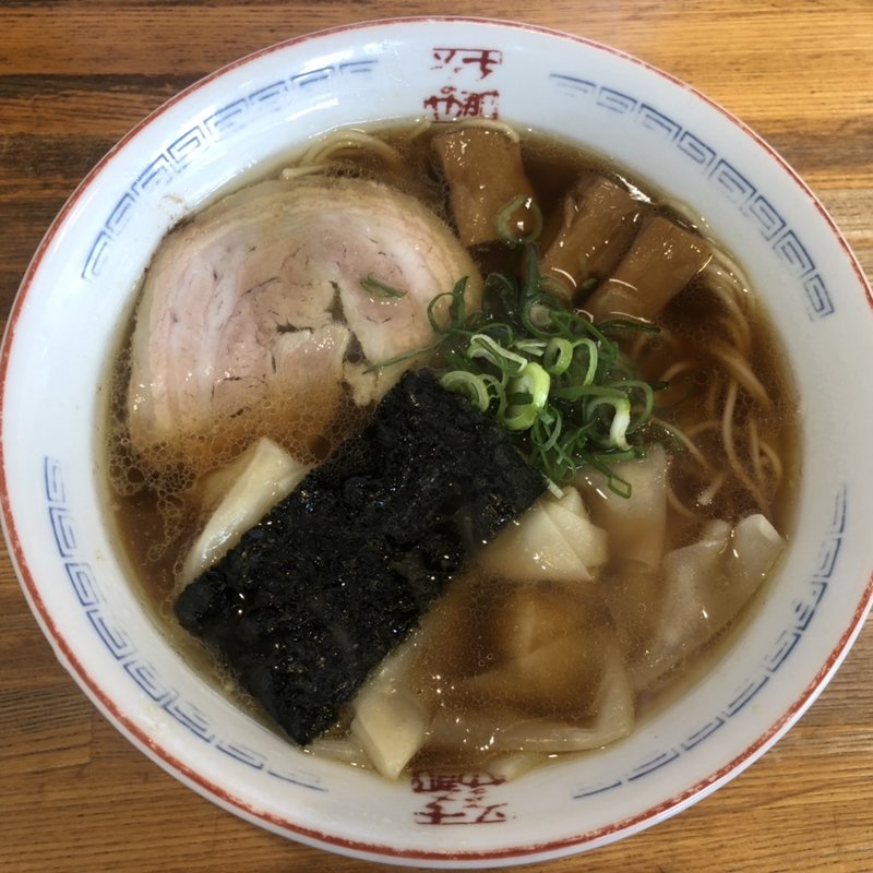 醤油ワンタンメン(支那そばや 翠月 （すいげつ）)
