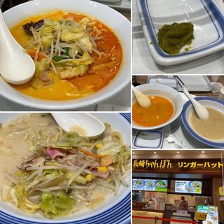 ピリカラちゃんぽん 麺2倍＋ちゃんぽん(リンガーハット イトーヨーカドー曳舟店)