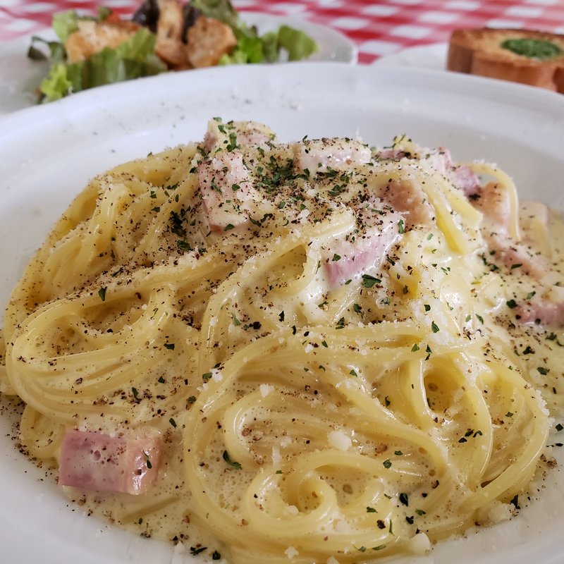 スパゲッティ　カルボナーラ(ヒデズキッチン)
