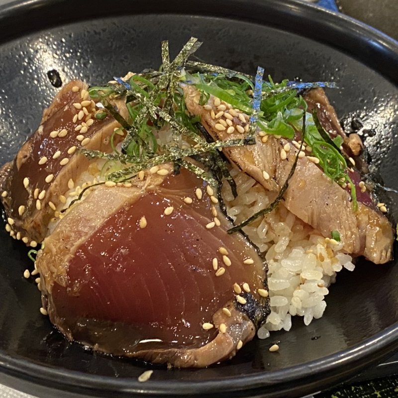 カツオの漬け丼(うちんくの食卓)
