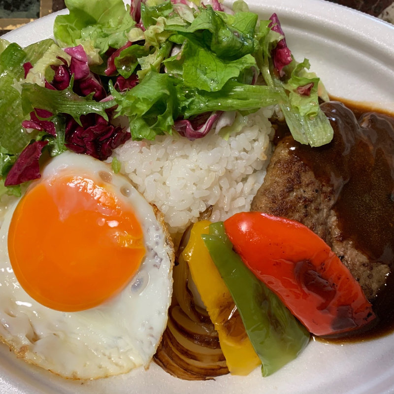 ロコモコプレート(並木珈琲店)