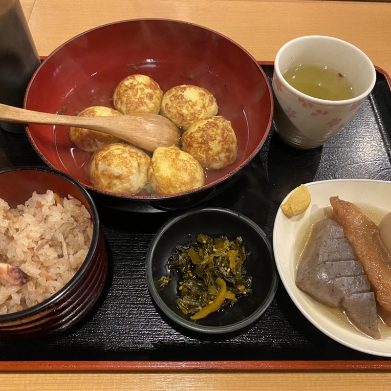 タコ飯セット(明石玉子焼 乱)