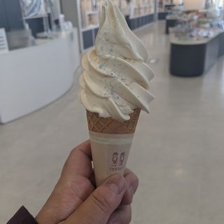 流氷ソフトクリーム(カフェ・ド・クリオネ)